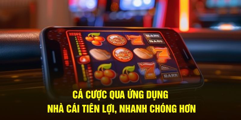 Cá cược qua ứng dụng nhà cái tiện lợi, nhanh chóng hơn 